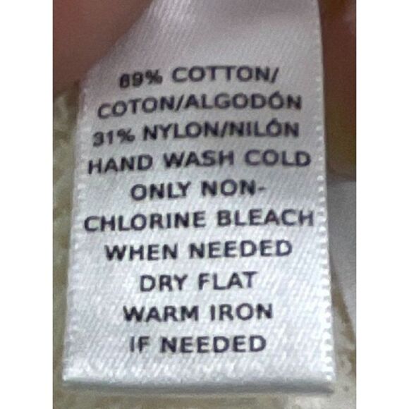 LOFT Textured Shirttail Sweater. large, ivory/cream - Picture 5 of 8